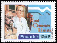 Ecuador 2001 Raul Clemente Huerta unmounted mint.