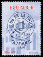 Ecuador 2002 Club de la Union unmounted mint.
