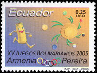 Ecuador 2005 Bolivarian Games unmounted mint.
