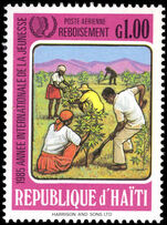 Haiti 1985 International Youth Year 1g unmounted mint.