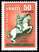 Haiti 1963 Dessalines 50c deep green and orange-brown unmounted mint.