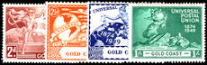 Gold Coast 1949 UPU lightly mounted mint.
