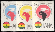 Ghana 1962 First Anniversary of Casablanca Conference unmounted mint.