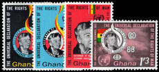 Ghana 1963 Fifth Anniversary of Declaration of Human Rights unmounted mint.