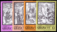 Ghana 1978 Easter. Drawings by Durer unmounted mint.