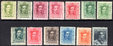Spain 1922-29 part set to 1p fine lightly mounted mint.