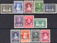 Spain 1927 Coronation postage set to 4p fine lightly mounted mint.