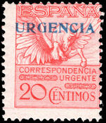 Spain 1930 20c Express perf 13 fine lightly mounted mint.