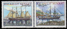 Greenland 1998 Sailing Ships unmounted mint.