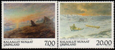 Greenland 1999 Greenland Art unmounted mint.