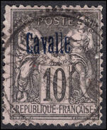 Cavalle 1893-1900 10c black on lilac N under U fine used.
