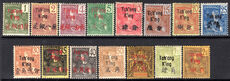 Chungking 1906 set to 2f mounted mint (10c fine used).