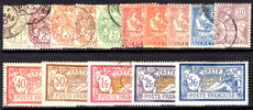 French Post Offices in Crete 1902-03 set mixed mint and used.