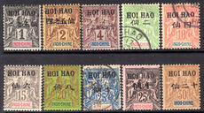 Hoi-Hao 1903-04 mixed mint and used set to 30c.