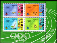 Bahamas 1972 Olympic Games souvenir sheet unmounted mint.