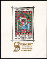 Czechoslovakia 1967 Prague Castle souvenir sheet unmounted mint.