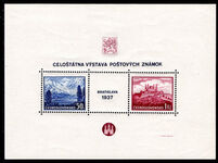 Czechoslovakia 1937 Philatelic Exhibition souvenir sheet unmounted mint.