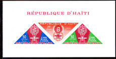 Haiti 1962 Malaria souvenir sheet unmounted mint.