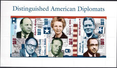 USA 2006 Diplomats souvenir sheet unmounted mint.