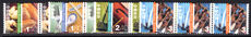 Hong Kong 2002 Cultural Diversity coil strips of 3 unmounted mint.