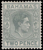Bahamas 1938-52 2d pale slate lightly mounted mint.