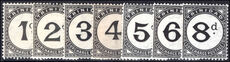 Trinidad & Tobago 1923-45 Postage Due set lightly mounted mint.
