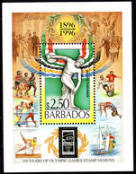 Barbados 1996 Olympics souvenir sheet unmounted mint.