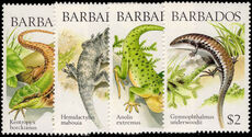 Barbados 1988 Lizards of Barbados unmounted mint.