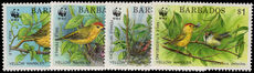 Barbados 1991 Yellow Warbler unmounted mint.