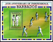 Barbados 1991 Independence Anniversary souvenir sheet unmounted mint.