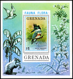 Grenada 1976 Flora and Fauna souvenir sheet unmounted mint.