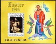 Grenada 1976 Easter souvenir sheet unmounted mint.