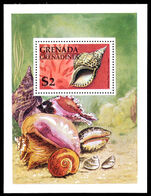 Grenada Grenadines 1976 Shells souvenir sheet unmounted mint.