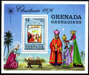 Grenada Grenadines 1976 Christmas souvenir sheet unmounted mint.