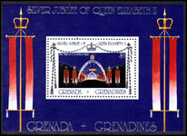 Grenada Grenadines 1977 Silver Jubilee souvenir sheet unmounted mint.