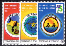 Trinidad & Tobago 1982 Boy Scouts unmounted mint.