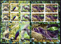 Cook Islands 2005 Cook Islands Warbler souvenir sheet unmounted mint.
