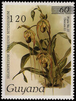 Guyana 1988 (July) 120 on 60c Orchid unmounted mint.