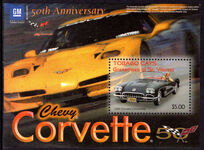 Tobago Keys 2003 Corvette souvenir sheet unmounted mint.