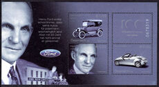 Austria 2003 Centenary of Ford Motors souvenir sheet unmounted mint.