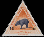Costa Rica 1963 10c Baird's Tapir unmounted mint.