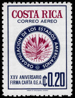 Costa Rica 1973 Organization of American States unmounted mint.