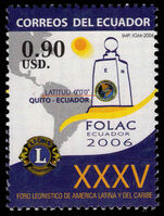 Ecuador 2006 Lions unmounted mint.