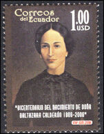 Ecuador 2006 Baltazara Calderon de Rocafuente unmounted mint.