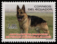 Ecuador 2006 German Shepherd Dog Breeders Association unmounted mint.