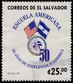 El Salvador 1997 American School fine used.