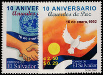 El Salvador 2002 Peace Accord unmounted mint.