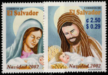 El Salvador 2002 Christmas unmounted mint.