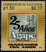 El Salvador 2003 AGAPE unmounted mint.