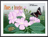 El Salvador 2003 Flora and Fauna souvenir sheet unmounted mint.